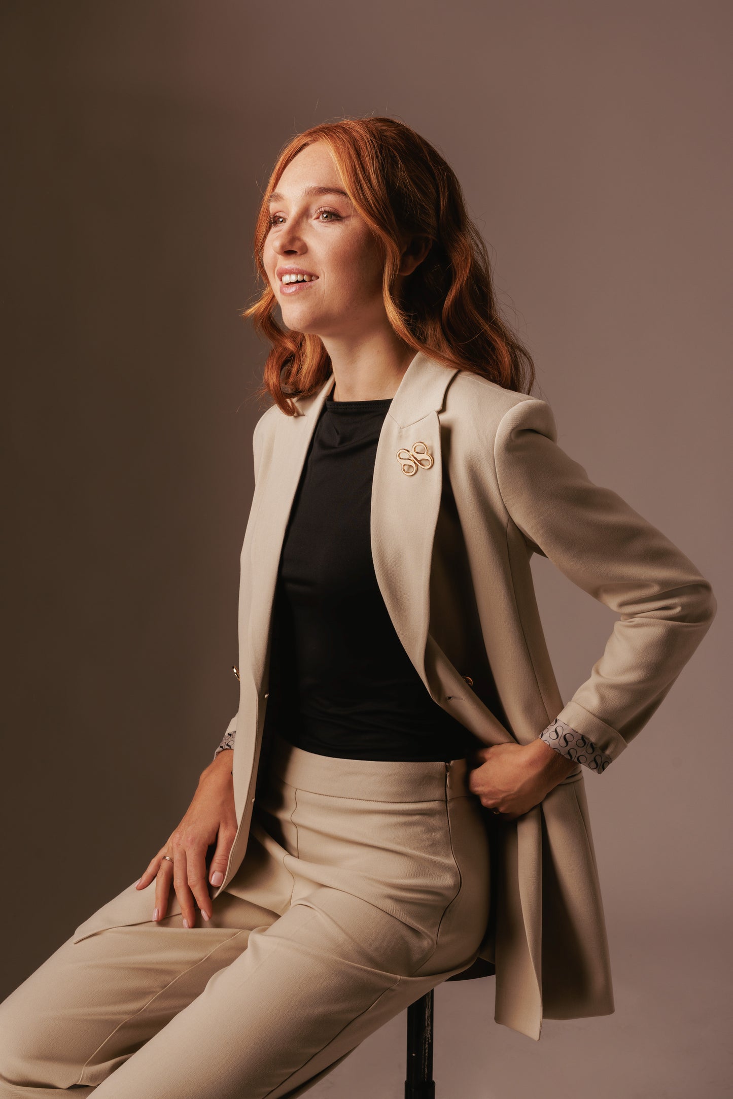 SUITS for her Broche - Goud