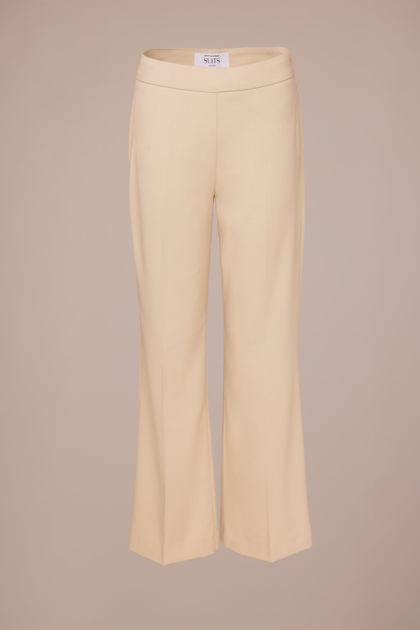 Nora Flared Pantalon - Beige