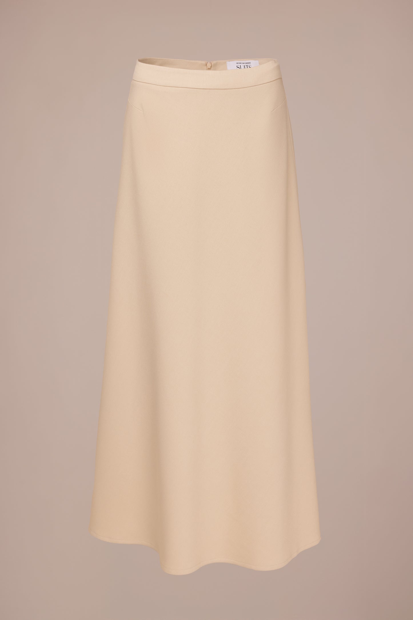 Nora Maxi Rok - Beige met voering