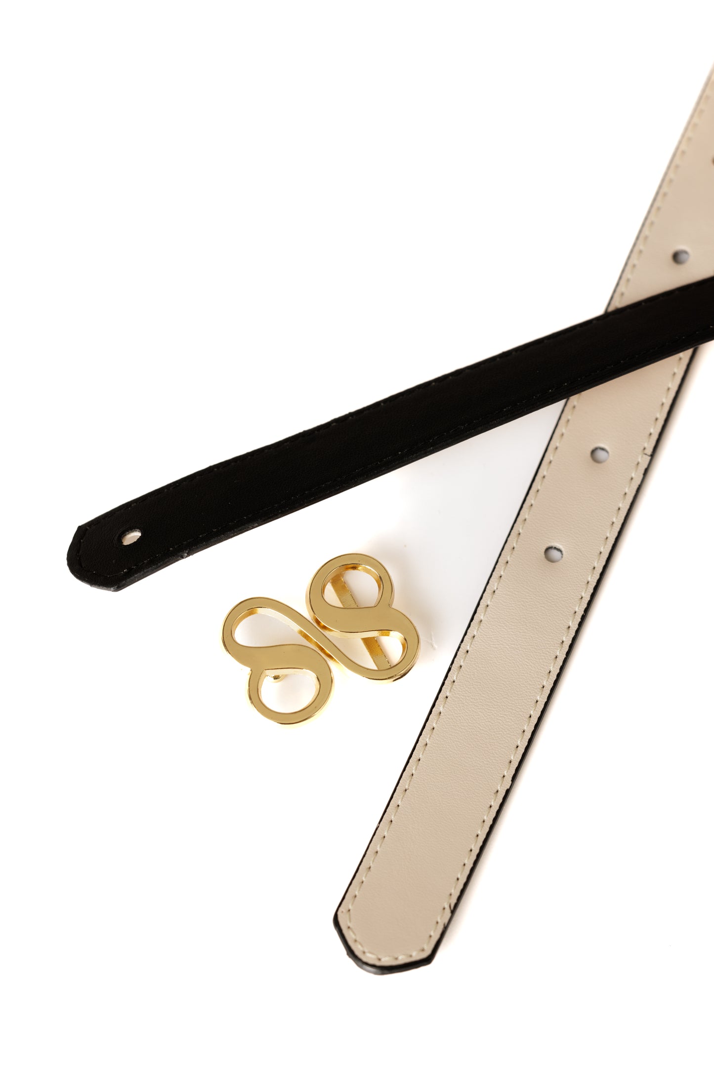 SUITS for her Riem - Omkeerbaar zwart en beige