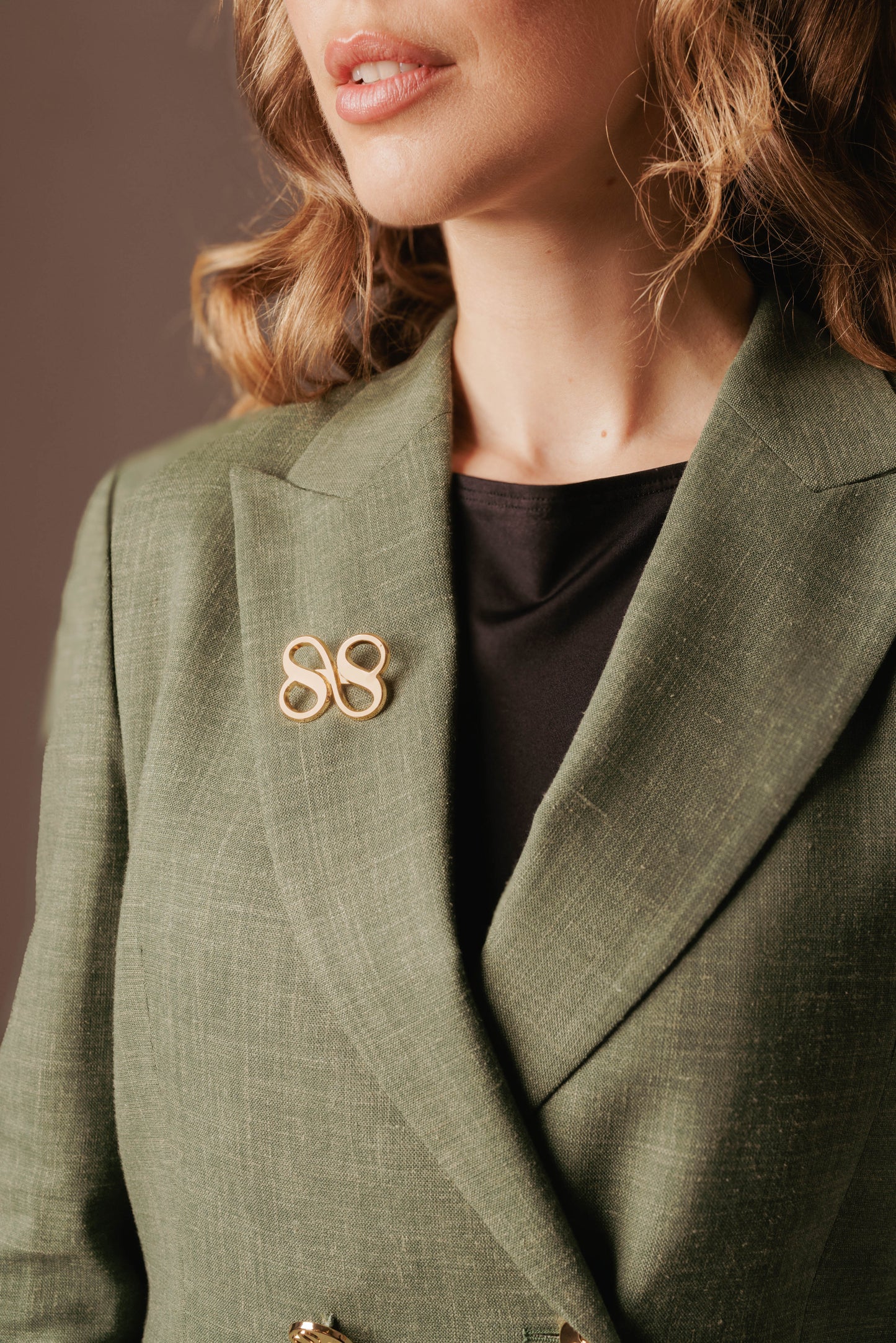 SUITS for her Broche - Goud