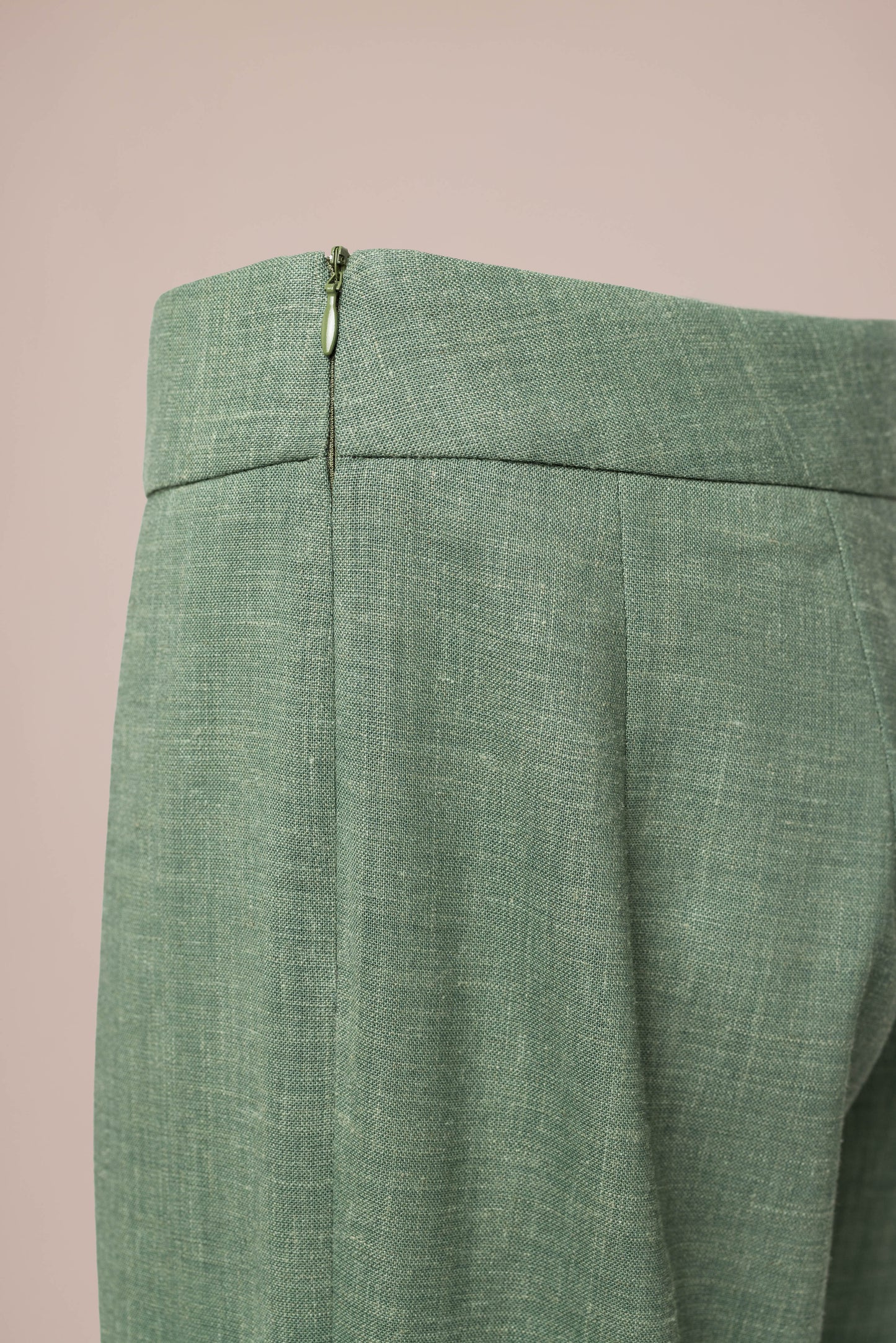 Hannah Flared Trousers - Moss Green