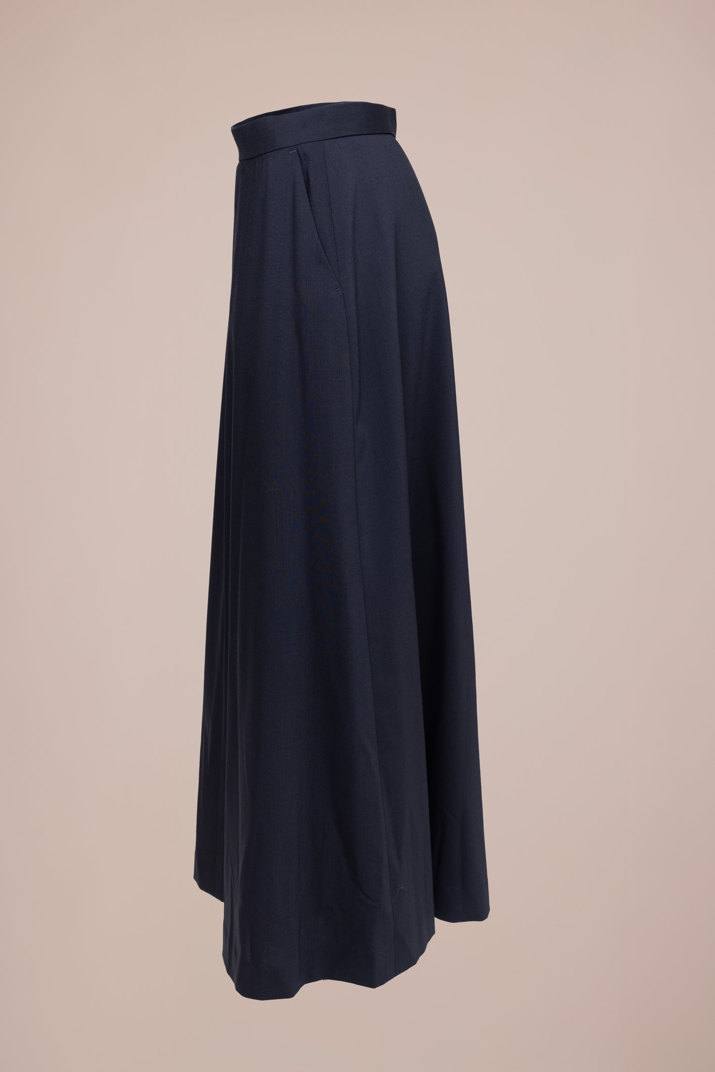 Laila Maxi Rok - Marineblauw met voering