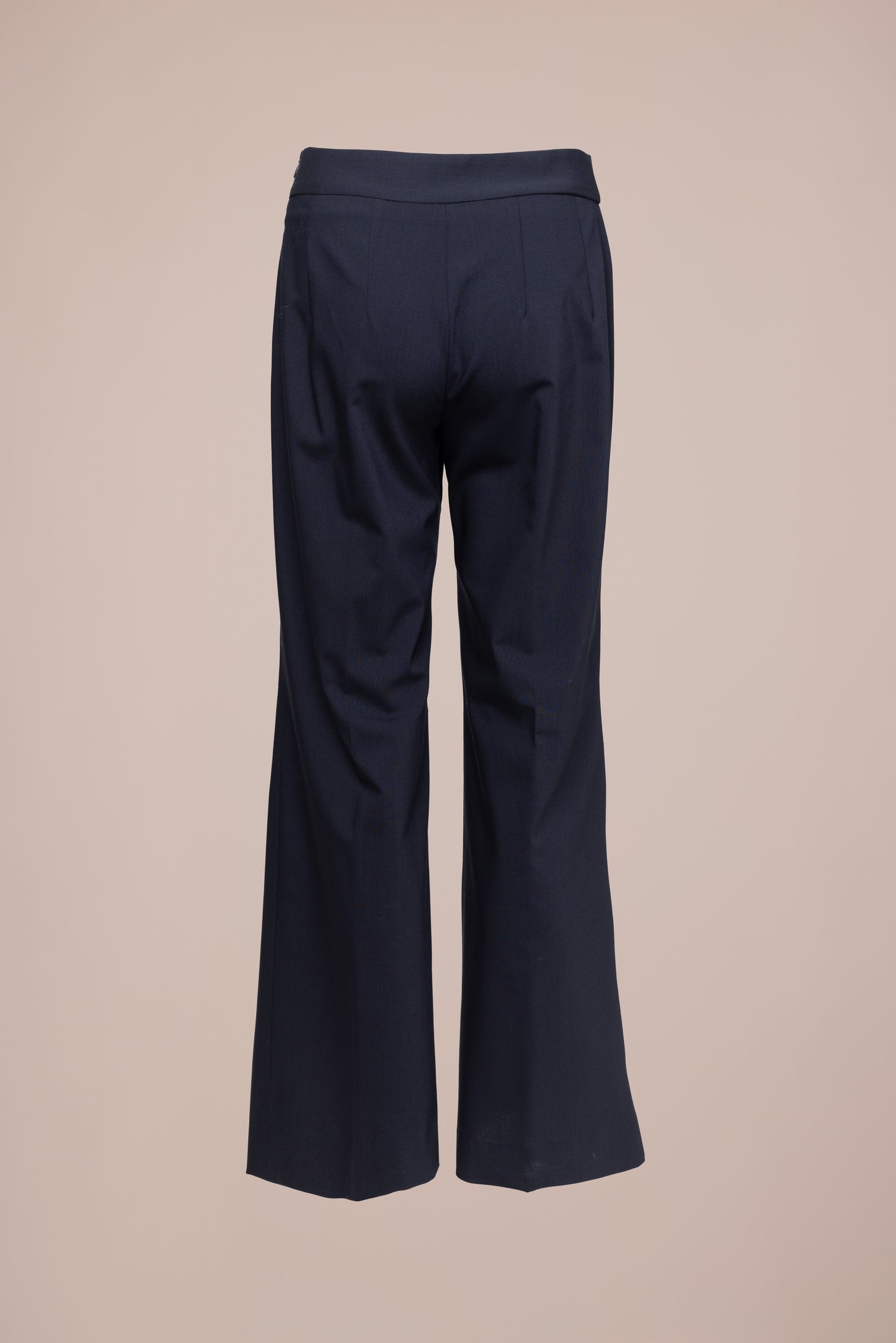 Laila Flared Trousers - Navy Blue