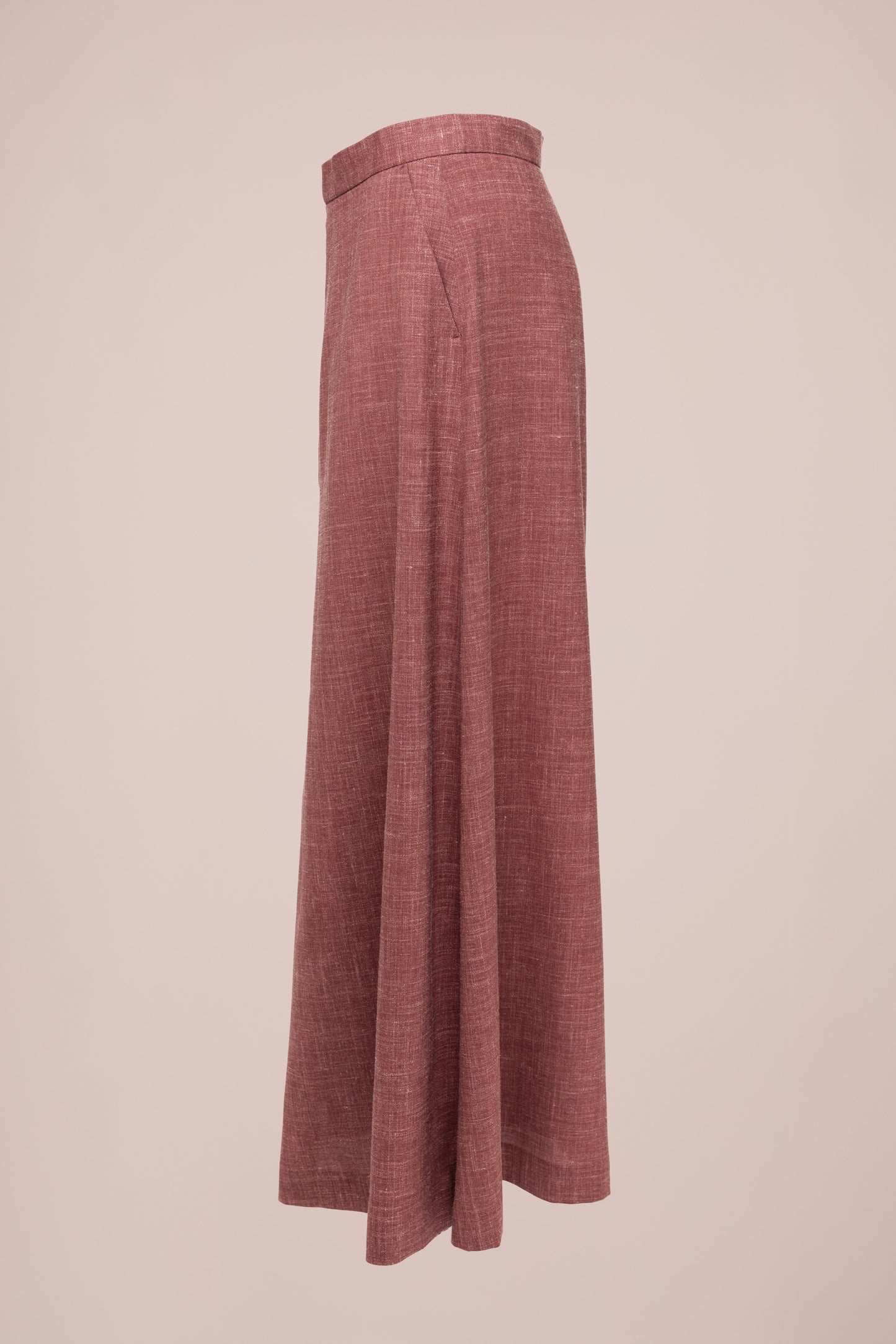 Amira Maxi Skirt - Old Red with lining