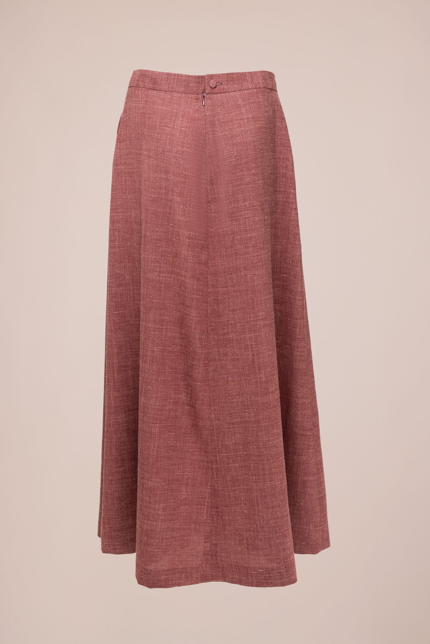 Amira Maxi Skirt - Old Red with lining