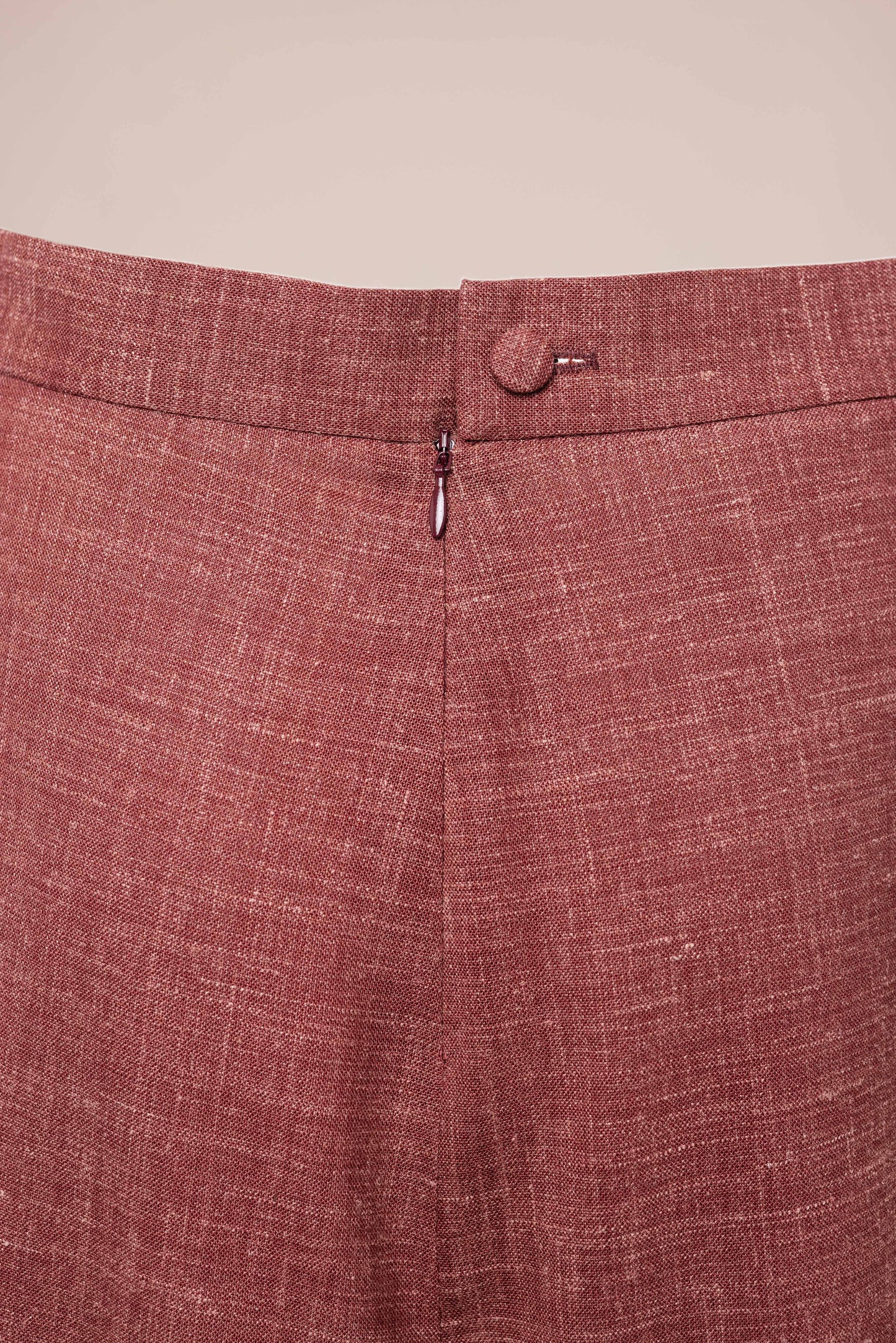 Amira Maxi Skirt - Old Red with lining