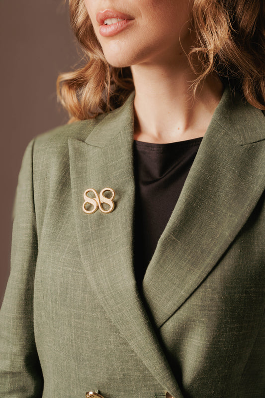 SUITS for her Broche - Goud